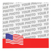Flagge der USA - Ihre Ideen Würfel (Vorderseite)