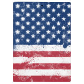 Flagge der USA Klemmbrett (Rückseite)