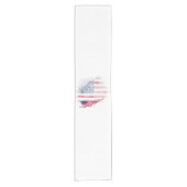 Flagge der USA Kurzer Tischläufer (Vorderseite)