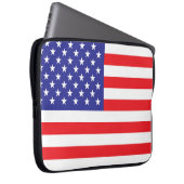 Flagge der USA Laptopschutzhülle (Vorne Rechts)