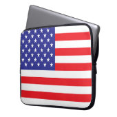 Flagge der USA Laptopschutzhülle (Vorderseite Links)