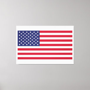 Flagge der USA Leinwanddruck