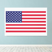 Flagge der USA Leinwanddruck (Insitu (Holzboden))