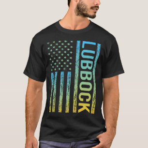 Flagge der USA - Lubbock T-Shirt