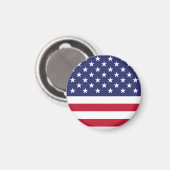Flagge der USA Magnet (Vorderseite/Rückseite)