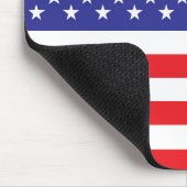 Flagge der USA Mousepad (Ecke)