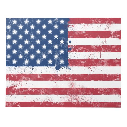 Flagge der USA Notizblock (Vorderseite)
