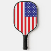 Flagge der USA Pickleball Schläger (Rückseite)