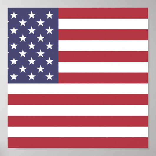 Flagge der USA Poster (Vorne)