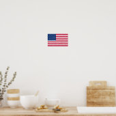 Flagge der USA Poster (Küche)