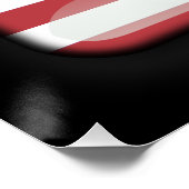 Flagge der USA Poster (Ecke)
