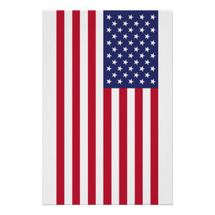 Flagge der USA Poster