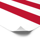 Flagge der USA Poster (Ecke)