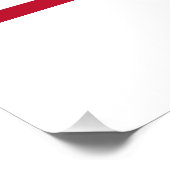 Flagge der USA Poster (Ecke)