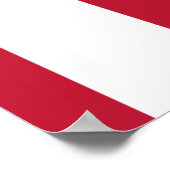 Flagge der USA Poster (Ecke)
