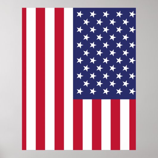 Flagge der USA Poster (Vorne)
