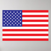 Flagge der USA Poster (Vorne)
