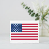 Flagge der USA Postkarte (Stehend Vorderseite)