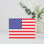 Flagge der USA Postkarte (Stehend Vorderseite)