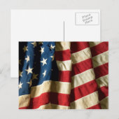 Flagge der USA - Postkarte (Vorne/Hinten)