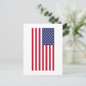 Flagge der USA Postkarte (Stehend Vorderseite)