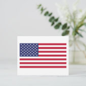 Flagge der USA Postkarte (Stehend Vorderseite)