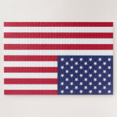 Flagge der USA Puzzle (Horizontal)