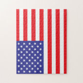 Flagge der USA Puzzle (Vertikal)
