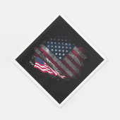 Flagge der USA Serviette (Ecke)