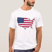 Flagge der USA - Shirt (Vorderseite)