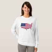 Flagge der USA - Shirt (Vorne ganz)