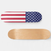 Flagge der USA Skateboard (Horizontal)
