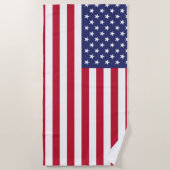 Flagge der USA Strandtuch (Vorderseite)