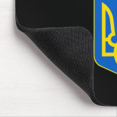 Flagge der USA und Flagge der Ukraine  Mousepad (Ecke)