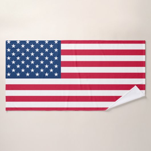 Flagge der USA - USA - Patriotik Badhandtuch Set (Badehandtuch)