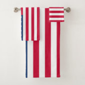 Flagge der USA - USA - Patriotik Badhandtuch Set (Insitu)