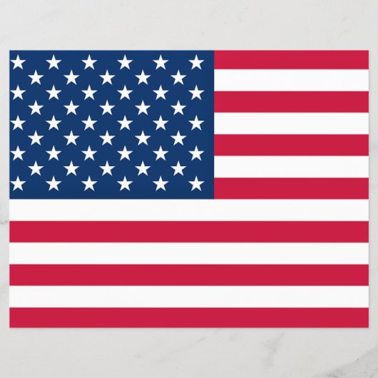 Flagge der USA - USA - Patriotik Flyer (Vorne)