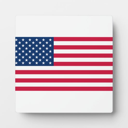 Flagge der USA - USA - Patriotik Fotoplatte (Vorderseite)