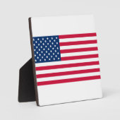 Flagge der USA - USA - Patriotik Fotoplatte (Vorderseite)
