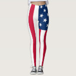 Flagge der USA - USA - Patriotik - Leggings<br><div class="desc">USA - USA - Flag - Patriotic - Unabhängigkeitstag - 4. Juli - Anpassbar - Wählen / Fügen Sie Ihren einzigartigen Text / Farbe / Bild - Make Your Special Gift - Neu formatieren und verschieben oder entfernen und hinzufügen / Bild mit Anpassungs-Tool. Sie können Designs auch auf mehr als...</div>
