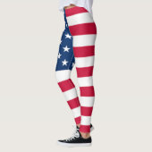 Flagge der USA - USA - Patriotik Leggings (Links)