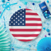 Flagge der USA - USA - Patriotik Pappteller (Party)