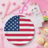 Flagge der USA - USA - Patriotik Pappteller (Party)