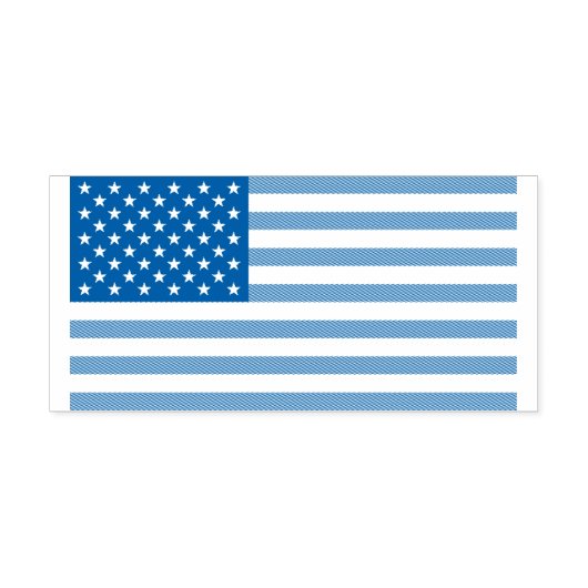 Flagge der USA - USA - Patriotik Permastempel (Design)