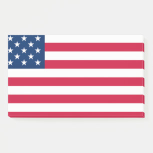 Flagge der USA - USA - Patriotik Post-it Klebezettel