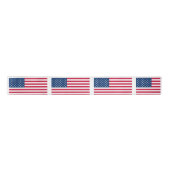 Flagge der USA - USA - Patriotik - Satinband (Vorderseite)