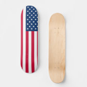 Flagge der USA - USA - Patriotik Skateboard (Vorderseite)