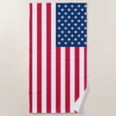Flagge der USA - USA - Patriotik Strandtuch (Vorderseite)