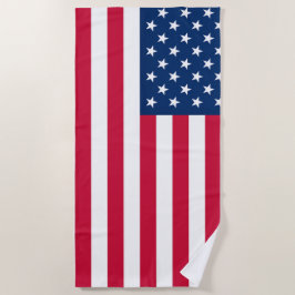 Flagge der USA - USA - Patriotik - Strandtuch