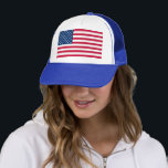 Flagge der USA - USA - Patriotik - Truckerkappe<br><div class="desc">USA - USA - Flag - Patriotic - Unabhängigkeitstag - 4. Juli - Anpassbar - Wählen / Fügen Sie Ihren einzigartigen Text / Farbe / Bild - Make Your Special Gift - Neu formatieren und verschieben oder entfernen und hinzufügen / Bild mit Anpassungstool. Sie können Designs auch auf mehr als...</div>
